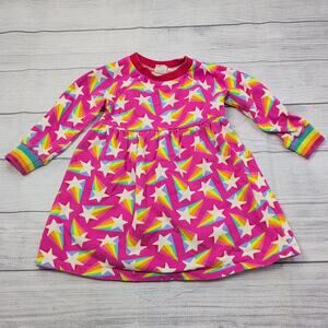 3/4 Little Bird By Jools Oliver Rainbow Shooting Star Sweatshirt Dress